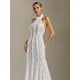 thumbnail image 4 of Vestido de novia bellabarnetten Sloan Lace con cuello halter, 4 of 6