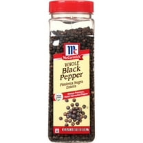 McCormick All Natural Kosher Whole Black Pepper, 17.5 oz Bottle
