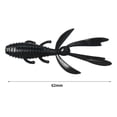thumbnail image 5 of Opolski 20Pcs 1.8g 62mm Attractive Fishing Lure Easy Use Rubber Shrimp-type Flexible Soft Bait for Outdoor, 5 of 8