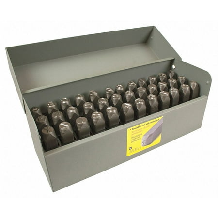 UPC: 0081834261881 | C.H. Hanson Letter and Number Set 1/4 In. H Steel 26188