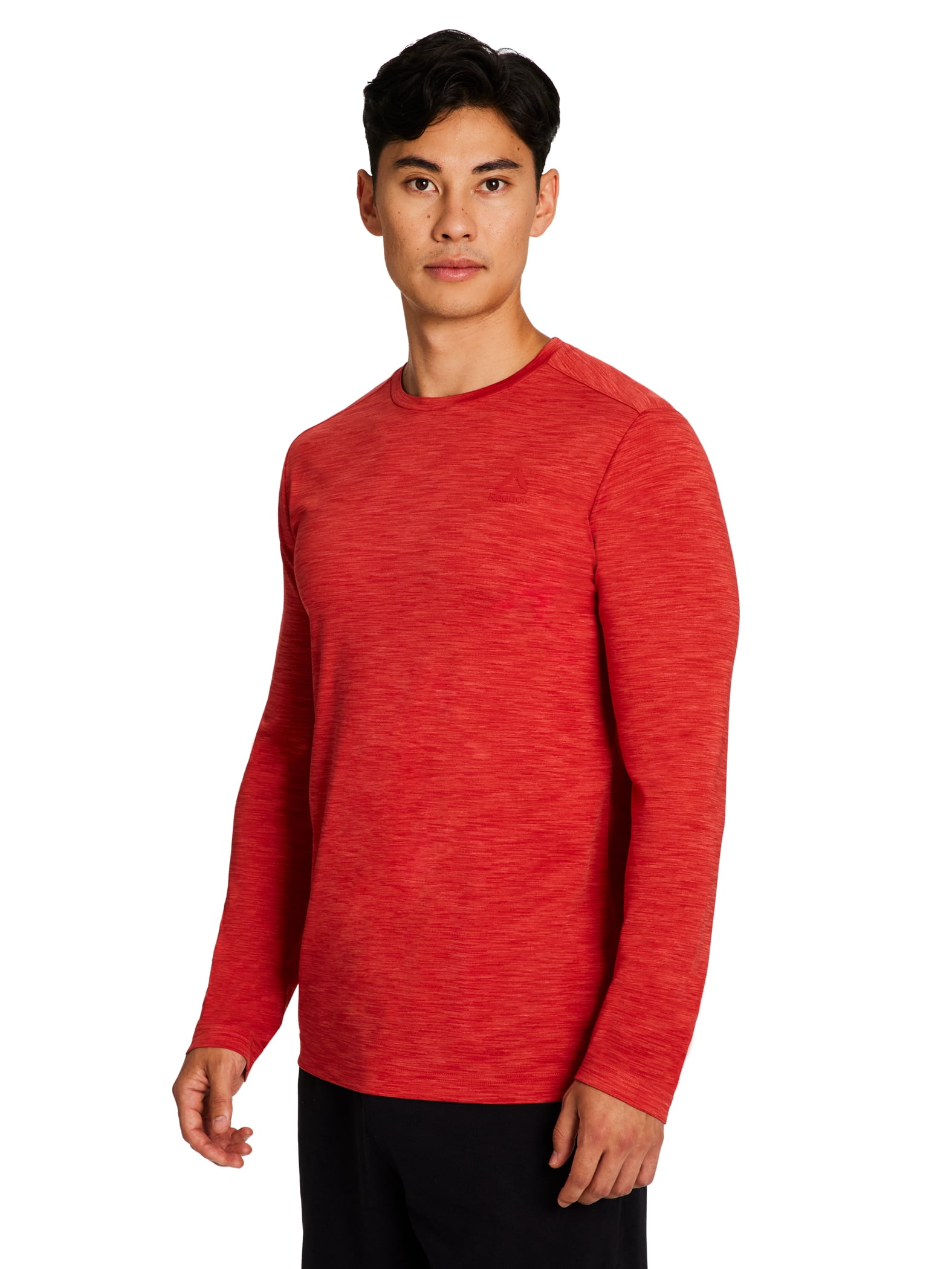 Reebok Mens and Big Mens Stride Performance Long Sleeve Shirt, Sizes XS-5XL