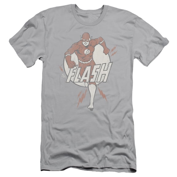 Dc Flash - Lightning Fast - Slim Fit Short Sleeve Shirt - Large