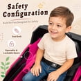 thumbnail image 6 of UBesGoo Licensed Lexus 24V Powered Ride on Car Toy for Kids, Electric Car with Remote Control, LED Lights, Bluetooth, Age 3+, Pink, 6 of 8