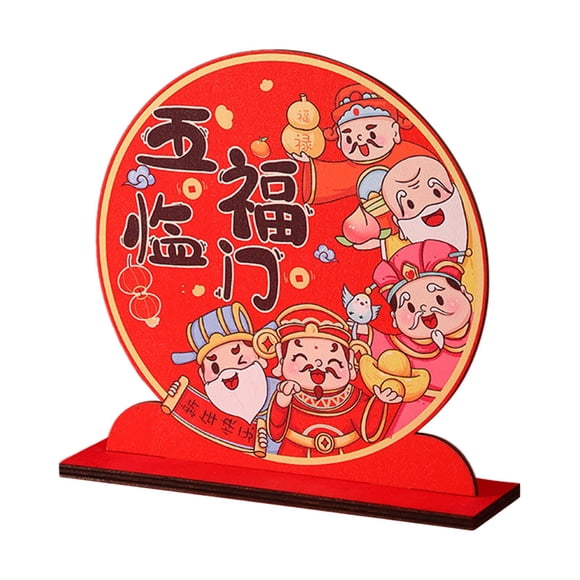 Centro de mesa decorativo para Año Nuevo chino, regalo artesanal, adorno del Año del Dragón 2024 Estilo C