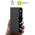thumbnail image 3 of For Samsung S21 Smart View Flip Mirror Case For Galaxy S21 Plus /S21 Ultra 5G Phone LED Cover S-View Cases EF-ZG998 Black For S21, 3 of 6
