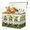 Color 4, variant on Jiaoprinted Aztec Large Toys Storage Box with Lid and Divider, Snowflake Foldable Toys Storage Organizer, Stackable Home Organization, 85L
