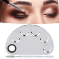 thumbnail image 3 of Espátula de Paleta de Mezcla de Maquillaje, Maquillaje Cosmético Placa de Mezcla Metálica Metálica Suave Suave de Pulgar de Acero Párrica inoxidable, 3 of 7