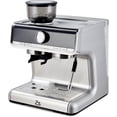 thumbnail image 1 of Yiwa Stainless Steel Espresso Machine, Built-In Grinder, 20 Bar Pump, Milk Frother, and Large 95 Oz Water Tank for Home Use, 1 of 7