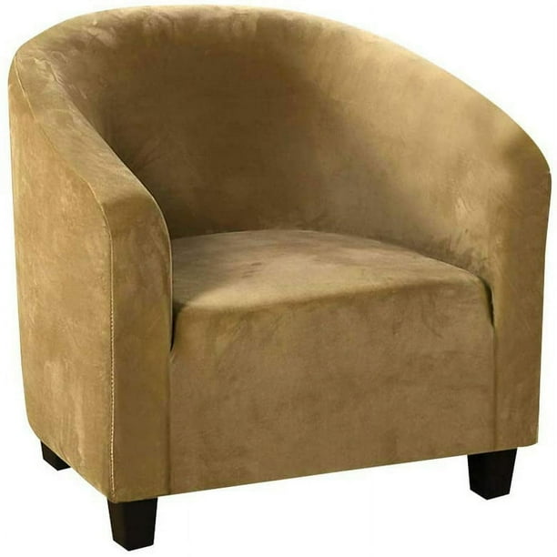 Tub Chair Covers for Armchairs Tub Sofa Slipcover Polyester Fabric Club