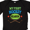 thumbnail image 4 of Inktastic My First Hockey Season Boys or Girls Long Sleeve Baby Bodysuit, 4 of 5