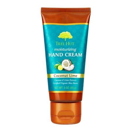 Tree Hut Moisturizing Hand Cream Coconut Lime, 3oz, Ultra Hydrating Hand Cream for Nourishing Essential Body Care