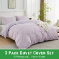 thumbnail image 5 of Gogreen Twin Duvet Cover Set, Soft & Breathable Microfiber 3 Pieces Twin Bedding Sets, Pattern Twin Comfy Duvet Cover Set, with Zipper Closure (Twin), 5 of 8