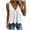 *White, variant on VBVC Women's Open Back Tie Peplum Tank Top, Ladies' V-Neck Sleeveless Babydoll Blouse, Casual Flowy Ruffled Hem Shirt For Women,Black,S-2XL