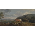 thumbnail image 3 of George Barret 14x9 Black Modern Framed Museum Art Print Titled - Morning: Landscape with Mares and Sheep (ca. 1775), 3 of 5