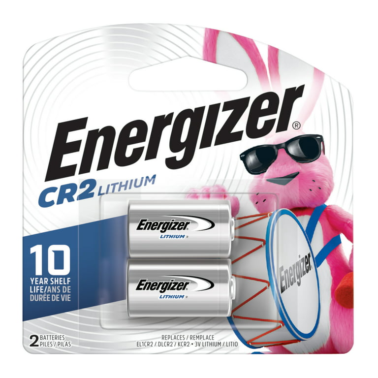 Energizer CR2 Lithium Batteries (2 Pack), 3V Photo Batteries 