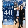thumbnail image 6 of YANSION Happy 40 Anniversary Party Banners Multicolor, 0.55 lb, 6 of 9