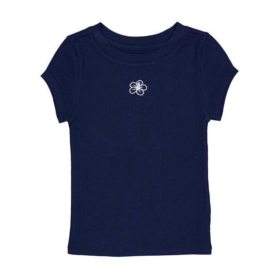 Wonder Nation Short Sleeve Fashion Knit Tee, Sizes 4-18