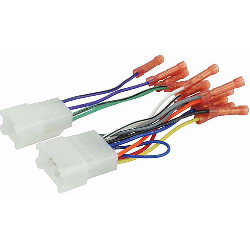 SCOSCHE TA02BCB - 87-up Toyota Power/Speaker Car Harness with Butt Wire  Harness / Connector for Car Radio / Stereo Installation - Walmart.com  Walmart