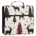 thumbnail image 5 of FORMRS Zipper Binder with Shoulder Strap 2-inch Ring 500 Sheet Capacity File Bag, Christmas Plaid Forest, 5 of 5