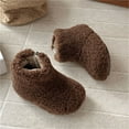 thumbnail image 5 of breaise Toddler Kids Boots Lightweight Winter Fuzzy Warm Boot Boys Girls Sherpa Fleece Lined Bootie, 5 of 9