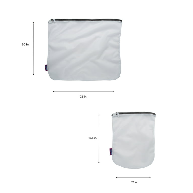Large Mesh Sock Laundry Bag With Zipper, Sock Washing Bag