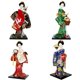 thumbnail image 3 of Figura humana de 12 pulgadas, figura de geisha, muñeca de kimono de seda, adornos de estilo de boda para restaurante, regalos decorativos de escritorio, 3 of 6