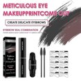 thumbnail image 4 of Jaysuing Eyebrow Stamp Stencil Kit Natural Hairline Powder 1 * Eyebrow Print / 2 * Eyebrow Brush / |, 4 of 5