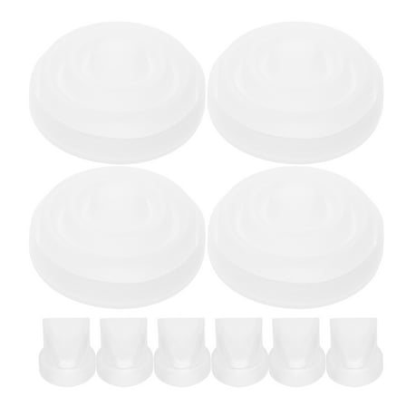 Hemobllo Pump Flange Replacements Silicone Transparent 1 Set