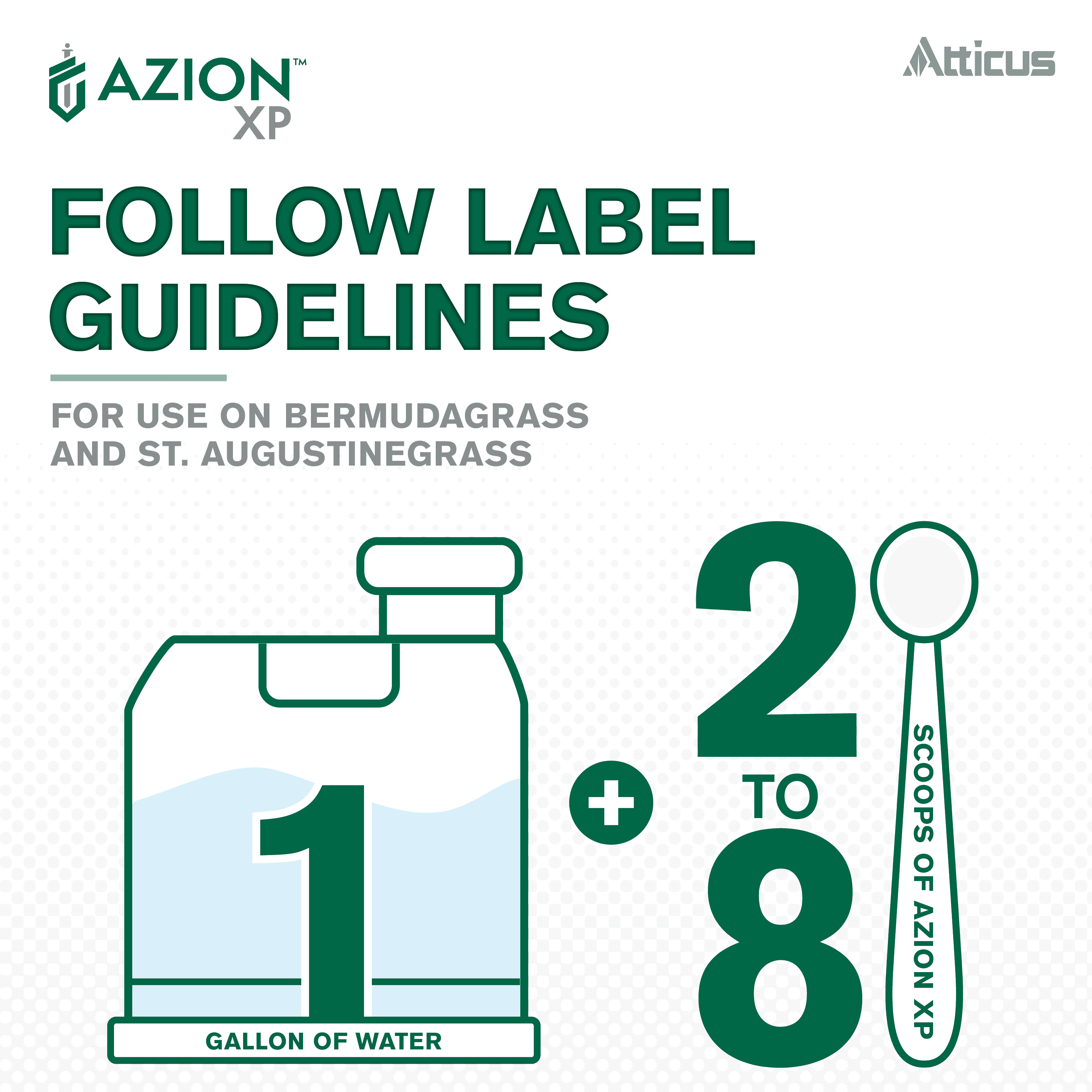 Azion XP MSM Turf Herbicide (16 oz) - Selective Postemergence Weed and Brush Control, Metsulfuron Methyl 60% by Atticus