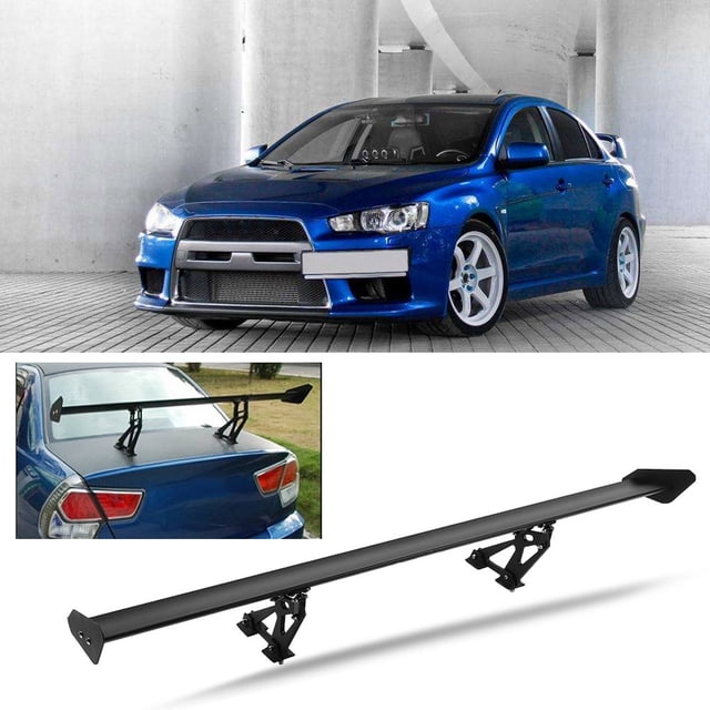 Alerón De Ala De Modificación De Coche Modificación De Coche Alerón De Carrera De Ala Trasera De Coche De Aleación De Aluminio Universal ANGGREK Otros