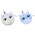thumbnail image 3 of Sac à Main en Peluche Coloré pour Enfants, Chat à une Corne en Forme de Licorne avec Poche, 3 of 7