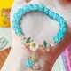 thumbnail image 1 of Sanrio-pulsera de Hello Kitty para niña y niño, brazalete elástico con cuentas de dibujos animados, My Melody, Kawaii, regalos de vacaciones, joyería, 1 of 4