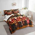 thumbnail image 3 of Castle Fairy Kawaii Nutcracker 7pcs Bedding Comforter Set for Teens,Merry Christmas Queen Bedding Sets Super Cozy,Happy New Year Queen Sheet Sets,Super Cozy Room Decor, 3 of 8