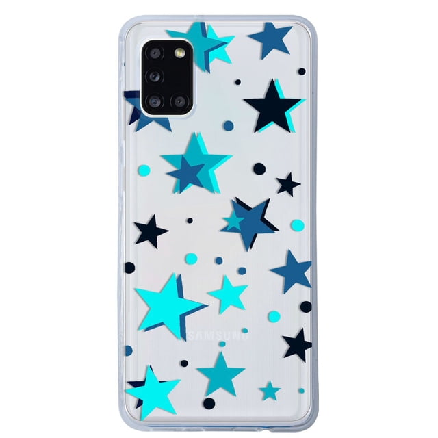 Funda Protector para Galaxy A31 InstaCase Antigolpes Estrellas Azules
