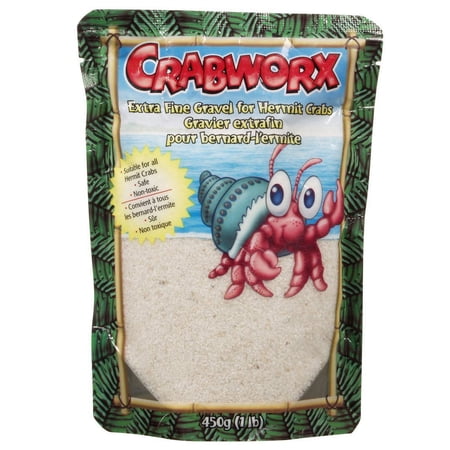 Crabworx Extra Fine Gravel 1 lb, White