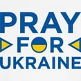 thumbnail image 3 of CafePress - Pray For Ukraine Ringer T - 100% Cotton Ringed T-Shirt, 3 of 4