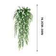 thumbnail image 6 of Vadktai Artificial Hanging Flowers, Fake Hanging Plants, Orchid Flower Bouquet for Wall, Home, Room, Garden, Wedding, Indoor Outdoor, Spring Decoration, 6 of 6