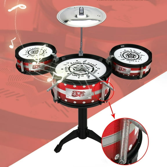 Toddler Toys, Kids Musical Toys, Percussion Instruments Children's Drums Jazz Drums Music Toys Early Childhood Education Toys For Babies Gifts For Family Friend Children Holiday Gifts