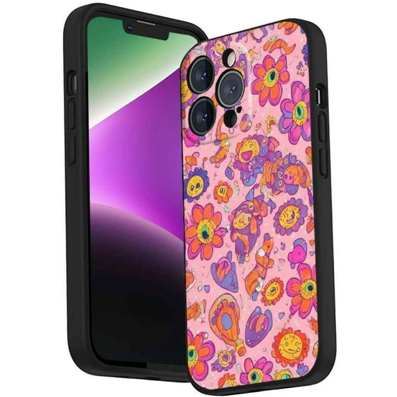 Cute Phone Case, Degined for iPhone 14 Pro Max Case Men Women, Flexible Silicone Shockproof Case for iPhone 14 Pro Max