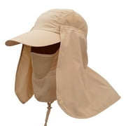Unisex Hiking Fishing Hat Outdoor Sport Sun UV Protection Neck Face Flap Cap