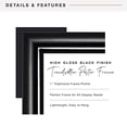 thumbnail image 4 of MCS Trendsetter 20x28 Inch Poster Frame, Black (65676), 4 of 7