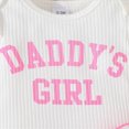 thumbnail image 4 of NOLDARES Baby Girl First Birthday Outfit Long Sleeve Romper Flare Pants Bow Cake Headband 3pcs Spring Fall Clothes,White,0-3 M, 4 of 7