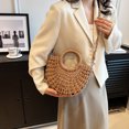thumbnail image 4 of Bolso Bandolera Cgtredaw para Mujer Tejido Con Cordón Caqui, 4 of 9