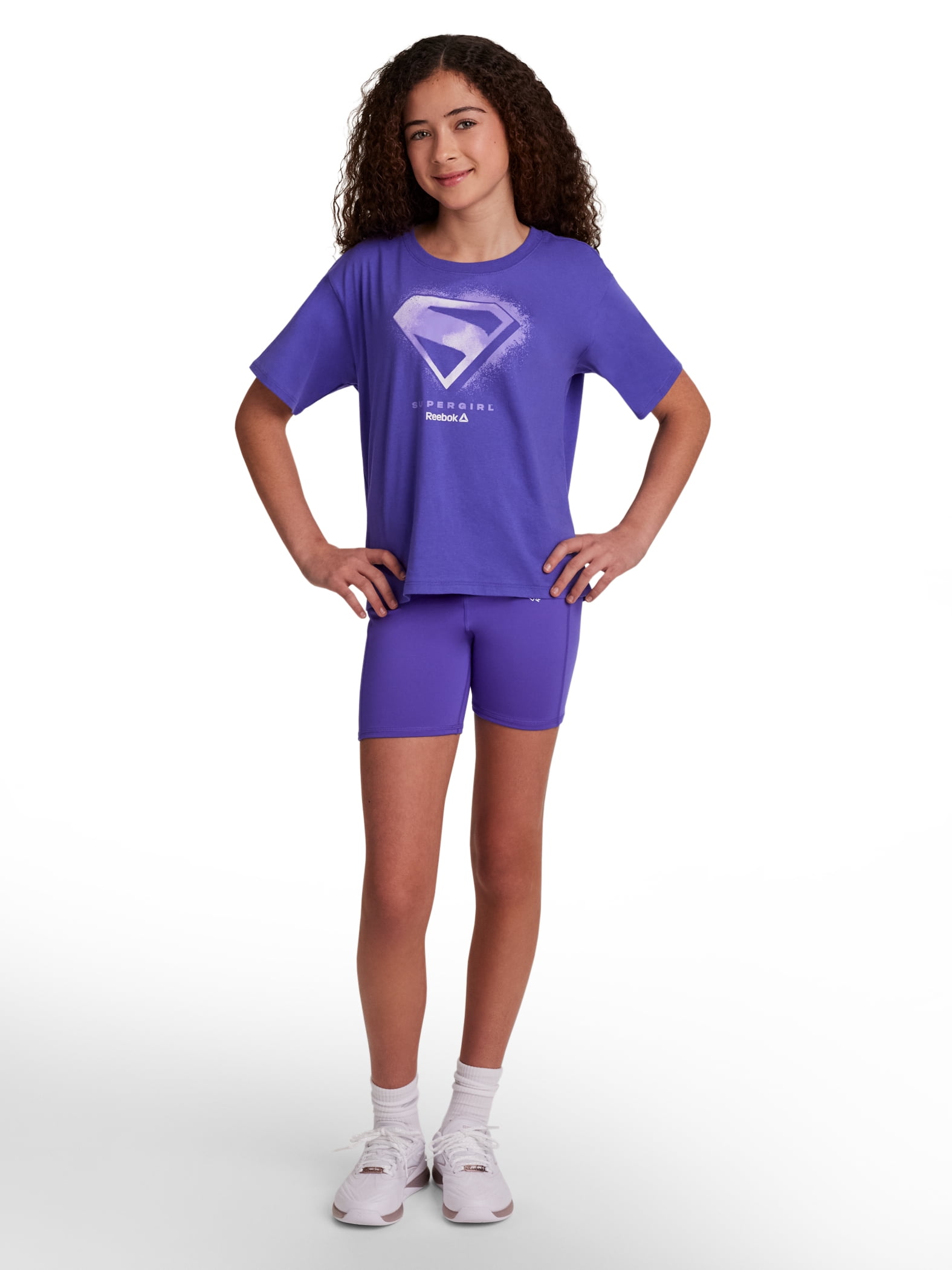 Reebok Girl’s Performance Supergirl Bike Short, Sizes 4-18