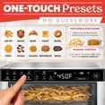 thumbnail image 2 of Gourmia 4-Slice Air Fryer Toaster Oven — Digital Countertop Oven with 12 Presets, Stainless Steel, 2 of 10