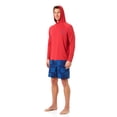thumbnail image 5 of Chaps Mens Long Sleeve Graphic Rash Guard, Sizes S-3XL, 5 of 9