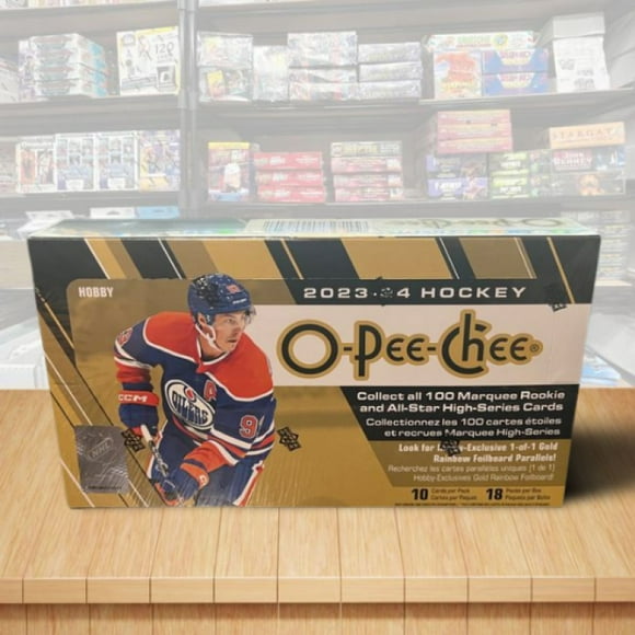 2023-24 O-Pee-Chee Hockey Hobby Box - 18 Packs par Boîte - Année Débutante Bedard