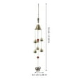 thumbnail image 2 of WHAMVOX Feng Shui Wind Chime Chinese Bell Hanging Vintage Butterfly Wind Chime Feng Shui Chime For Indoor And Outdoor Decoration, 2 of 8