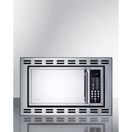 Summit Appliance OTR24 Built in Microwave Oven for Enclosed Installation, Stainless