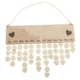 thumbnail image 5 of WRISTBIQUE Suspended Calendar Decor Birthday Reminder Wooden Hanging Calendar 1 Set, 5 of 8